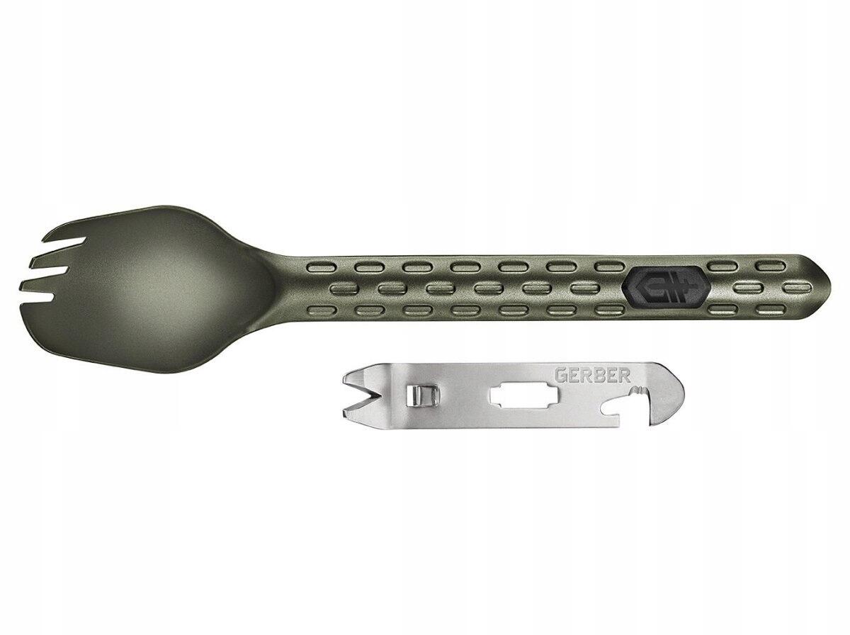 Multitool Gerber Devour Spork flat Sage 2/5