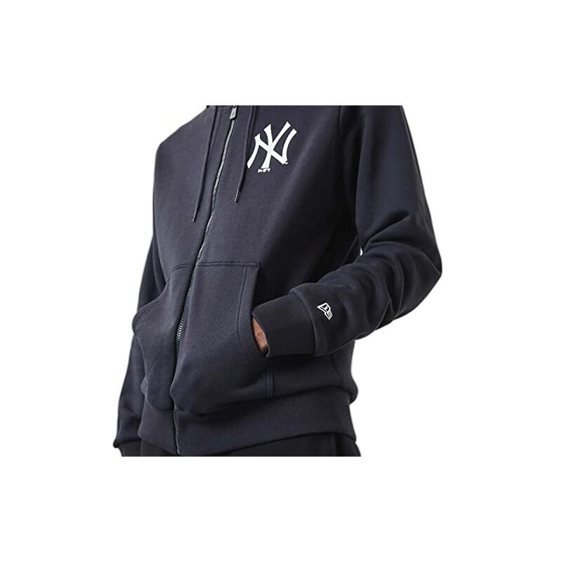 Sudadera New Era League Essential media cremallera y capucha, Navy, talla XL 4/5