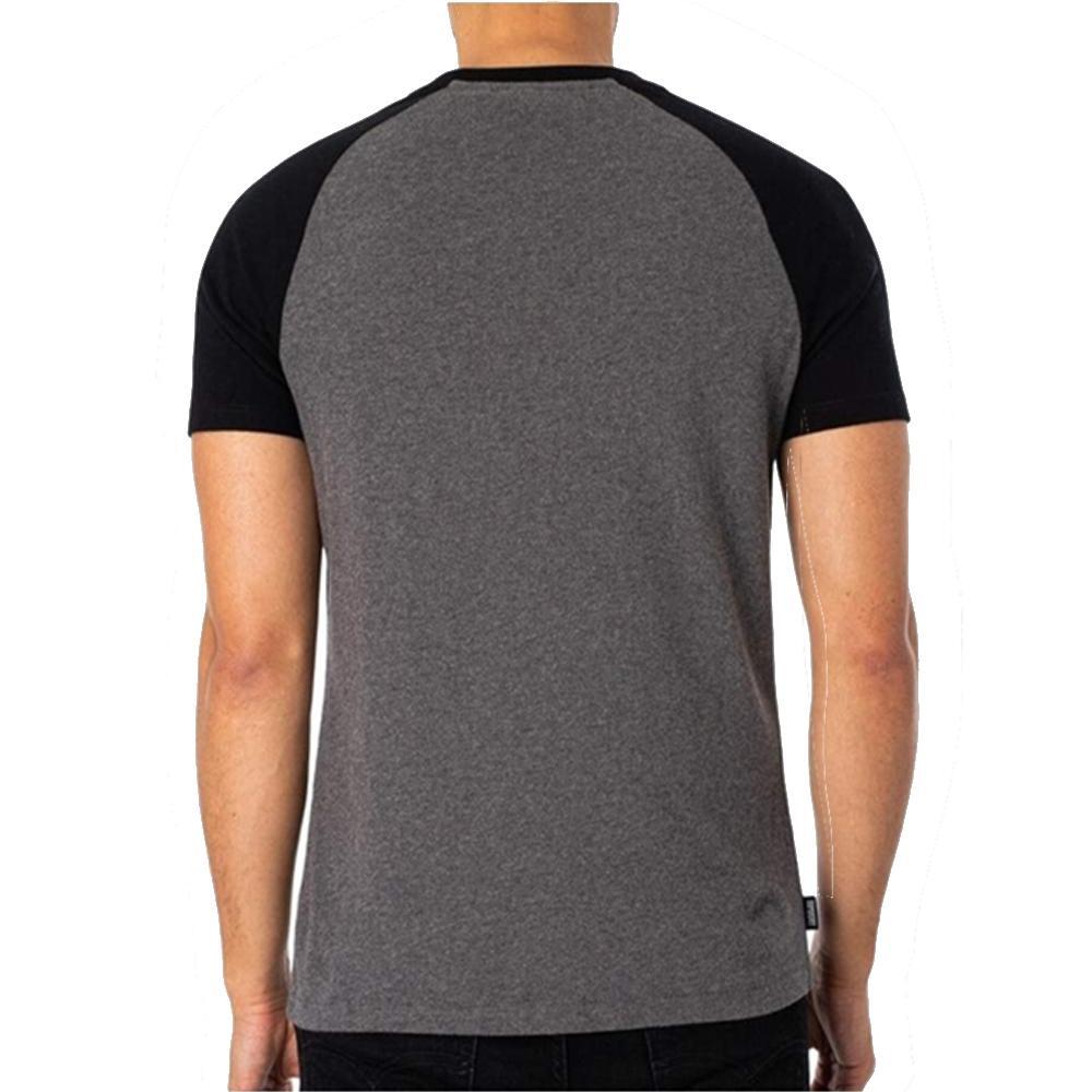 T-shirt Uomo Superdry Essential Logo Baseball Grigio/Nero 2/2