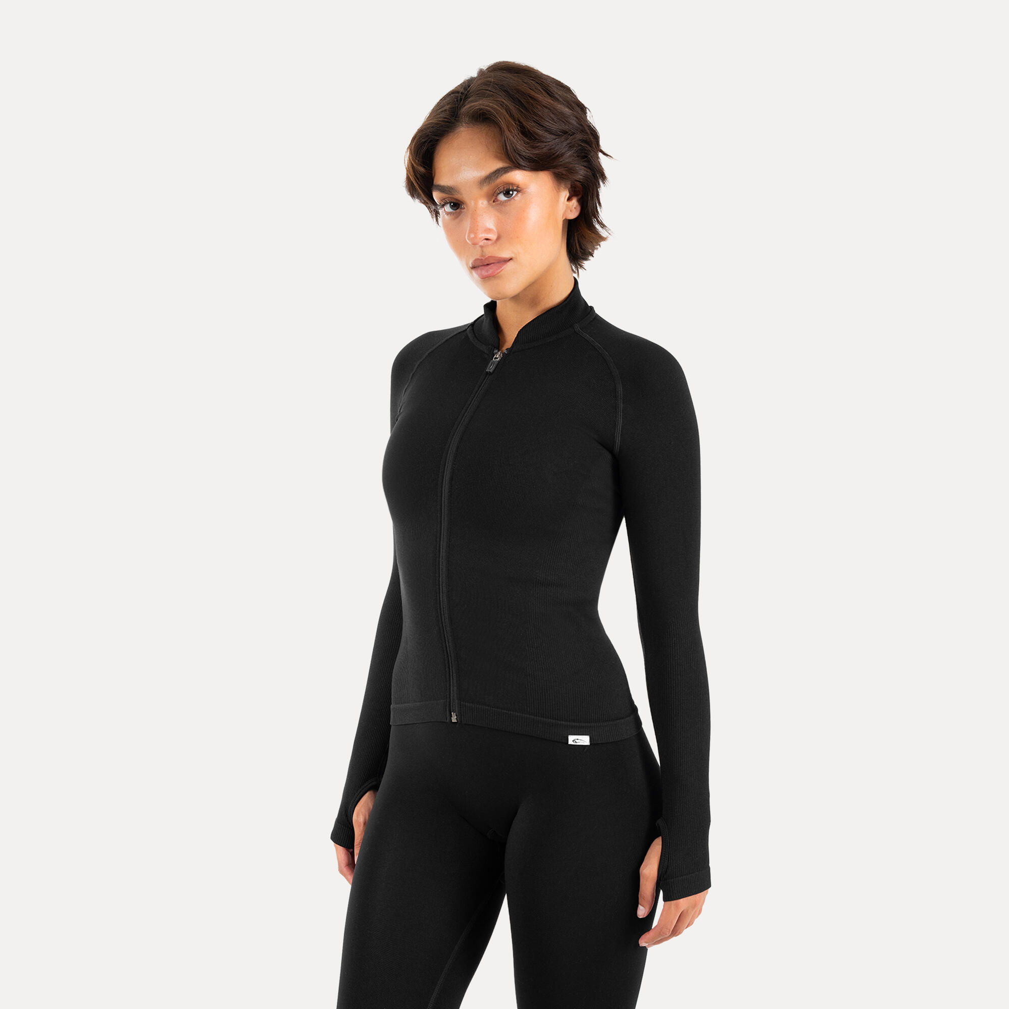 Damen Trainingsjacke Revia Schwarz 2/5
