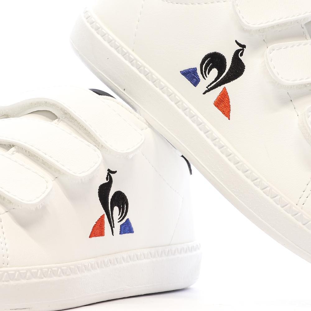 Sneakers Bianche Bambino Le Coq Sportif Courtset Optical 7/7