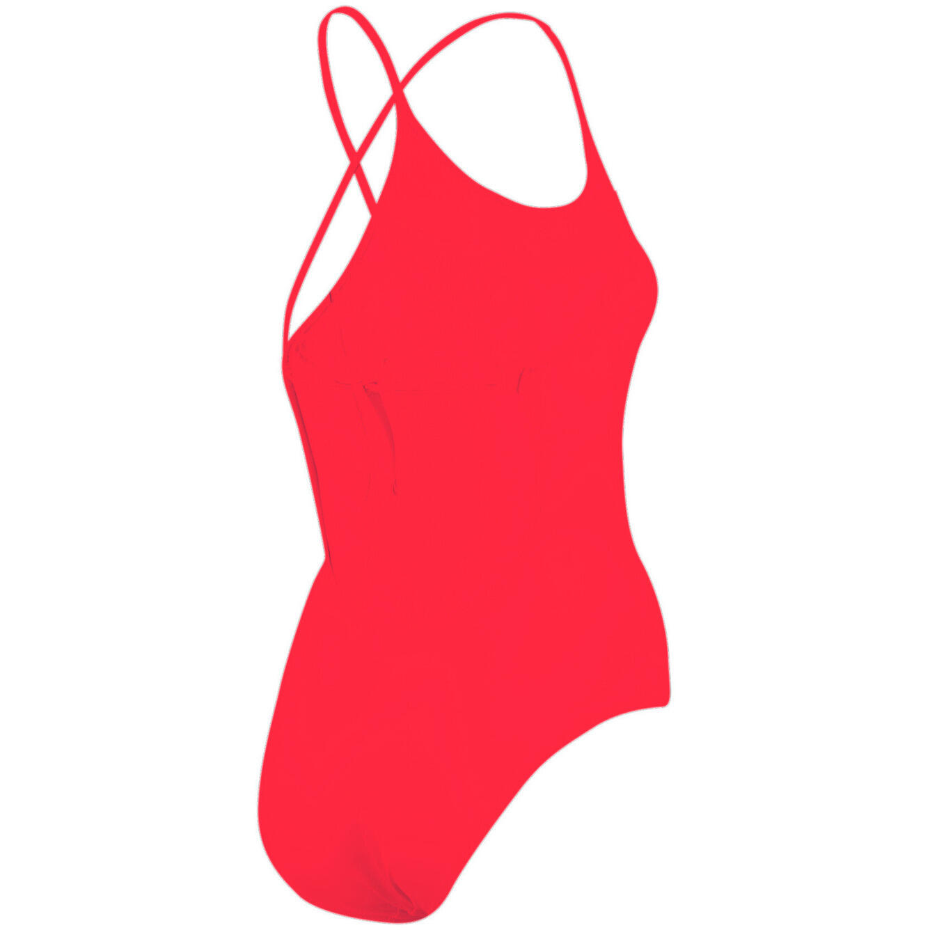 Costume da bagno Puma V-Neck Cross-back, Rosso, Donne 3/7