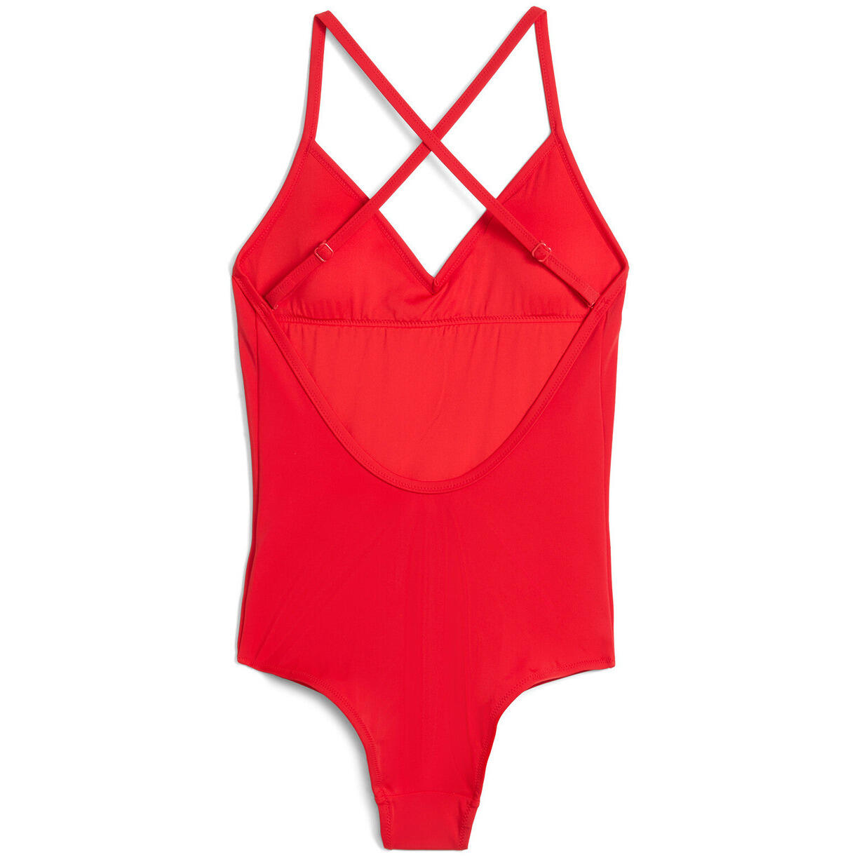 Costume da bagno Puma V-Neck Cross-back, Rosso, Donne 2/7