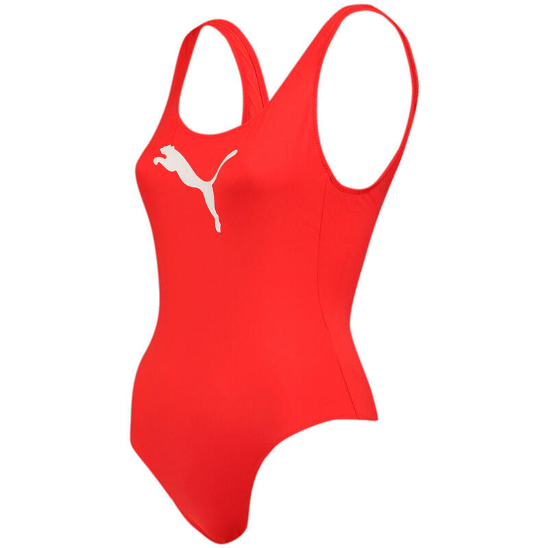 Costum de baie femei Puma Swim Women Swimsuit 1p, Rosu