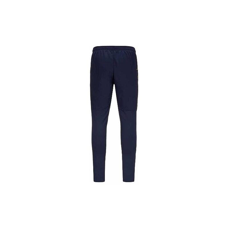 Pantaloni da uomo in poliestere blu da calcio 5/6