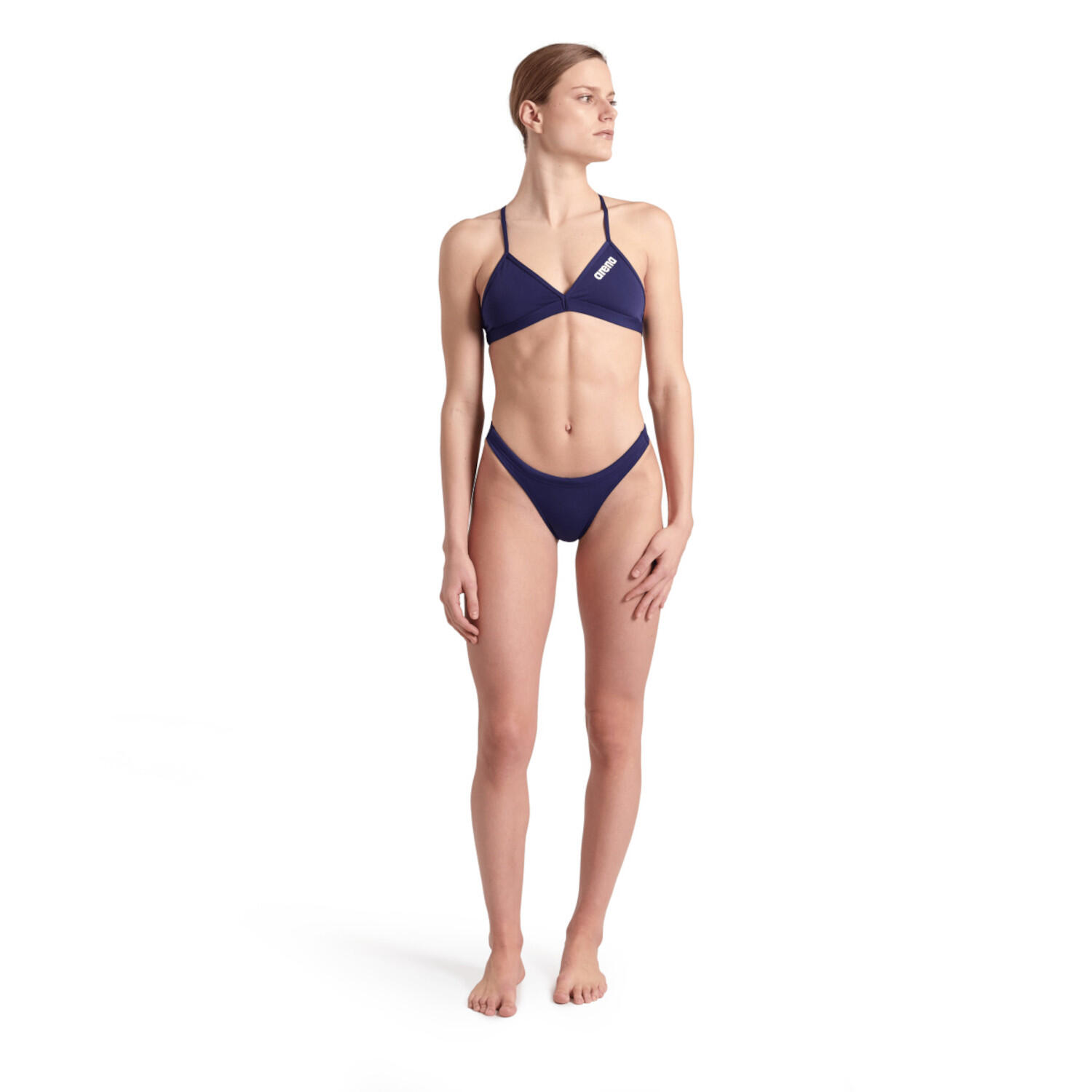 Arena Dames Bikini Topje Team Tie Back Navy 9/9