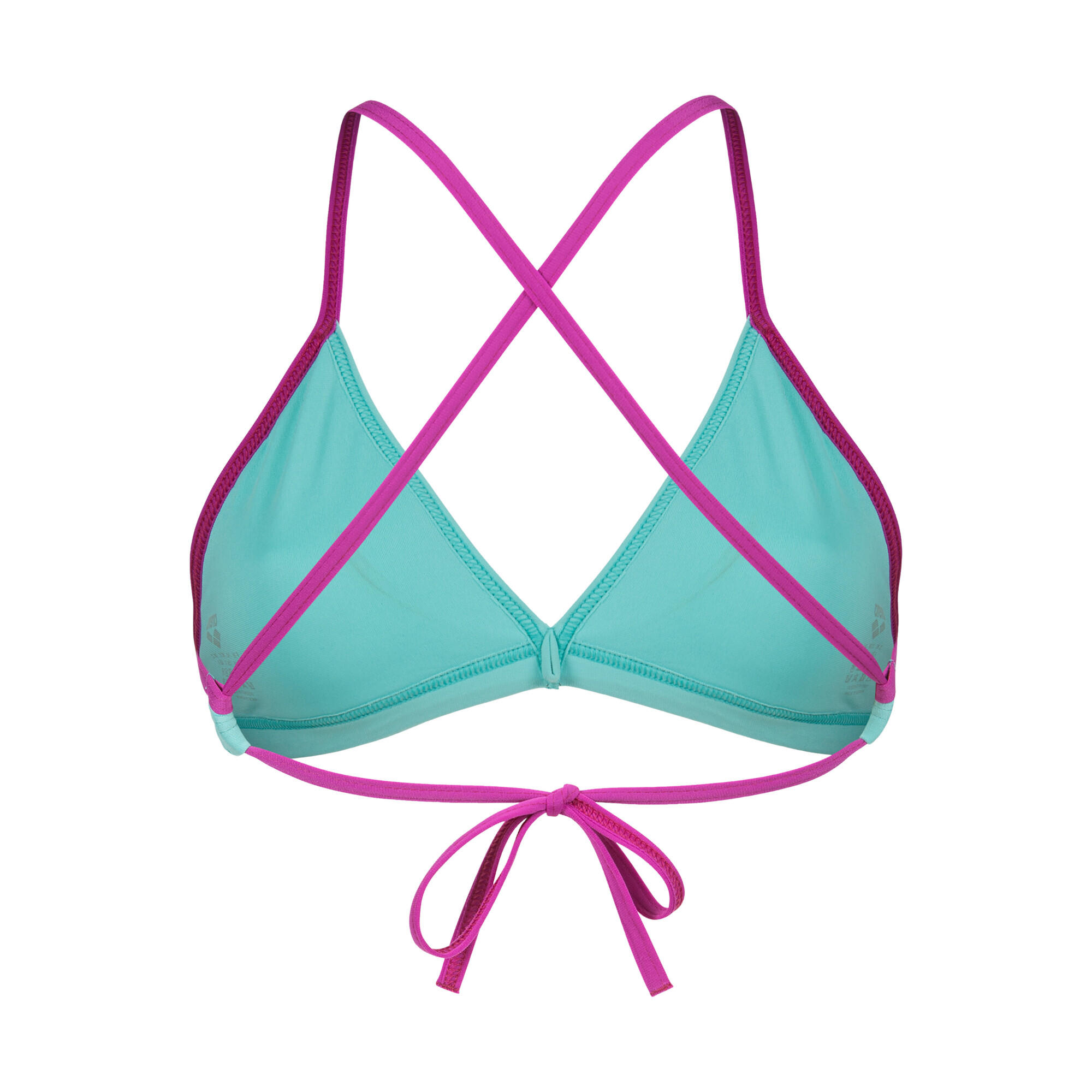 Arena Damen Bikinioberteil Team Swim Top Tie Back Solid 004768 3/6