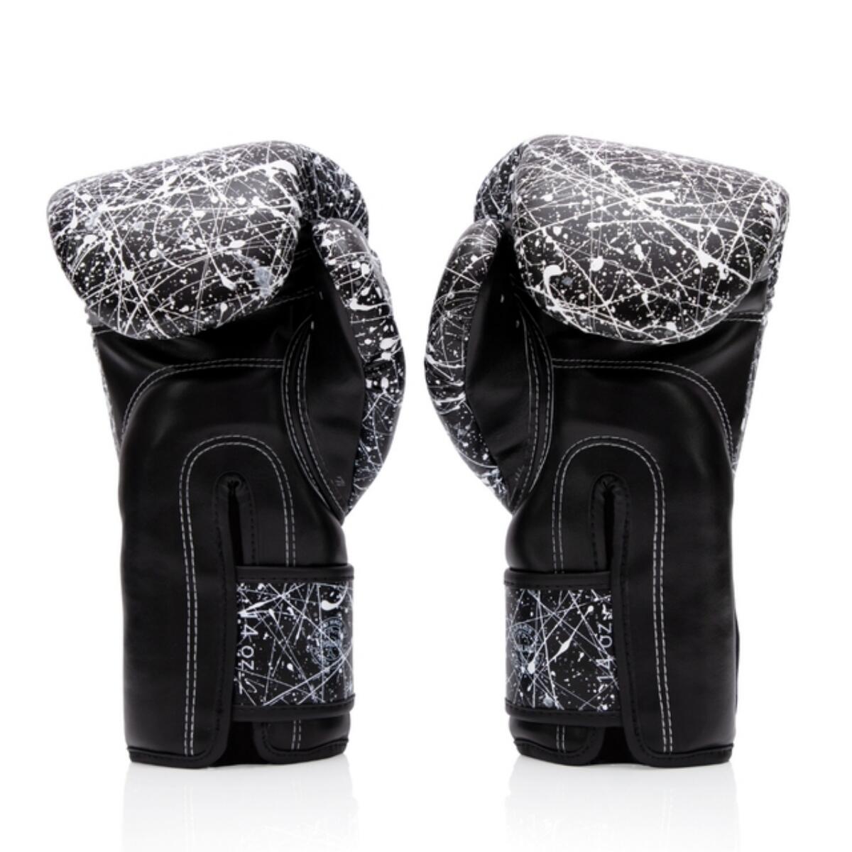 Guantoni da boxe Fairtex BGV14 – Painter – Nero/Bianco – 14 oz 2/4