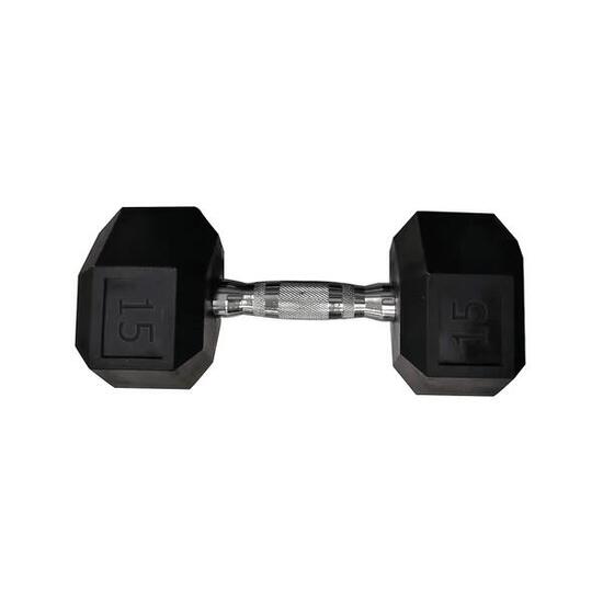 Sechseckige Hantel Sporti 15 kg