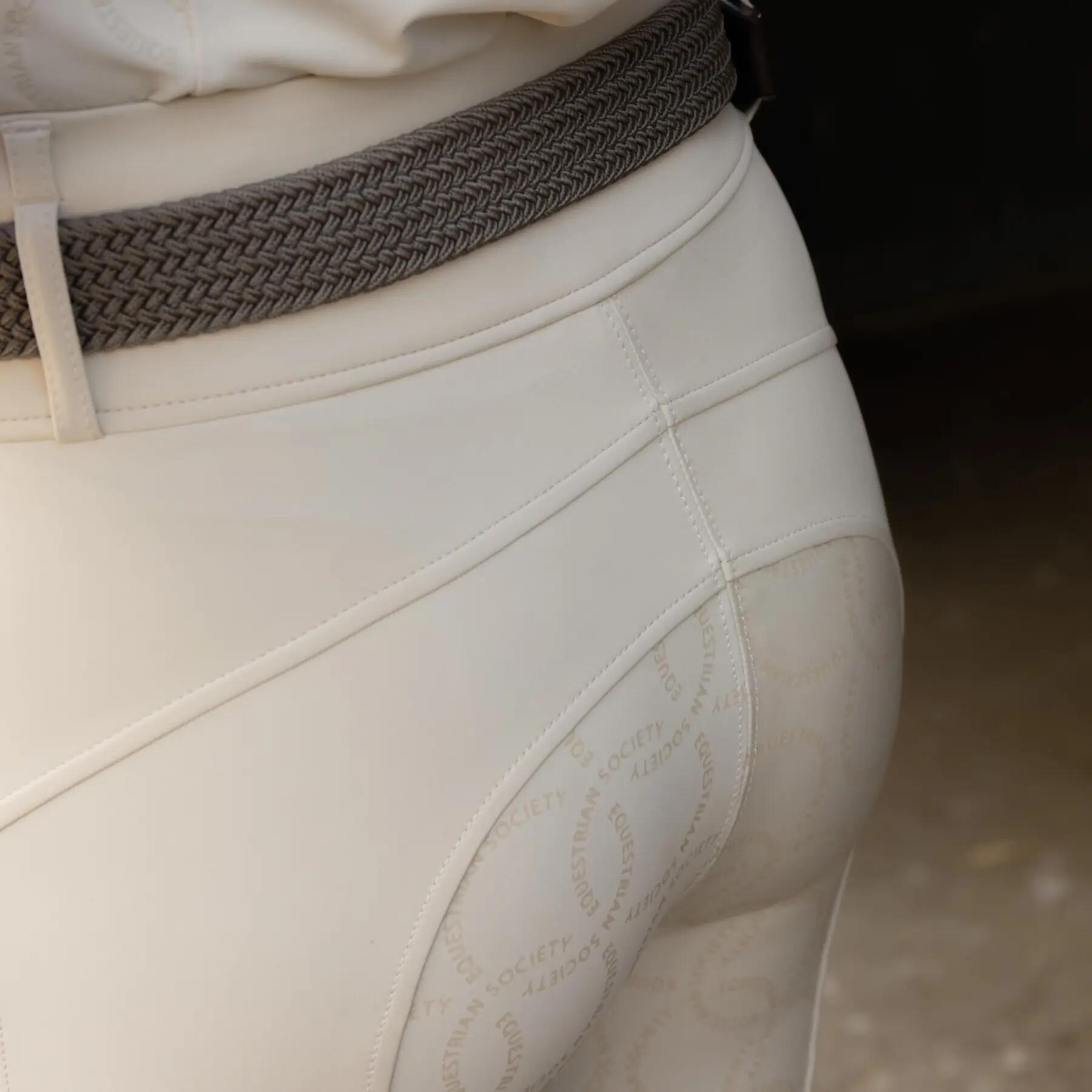Pantalón de competición Full Grip Harry's Horse Eqs Ivory 3/3