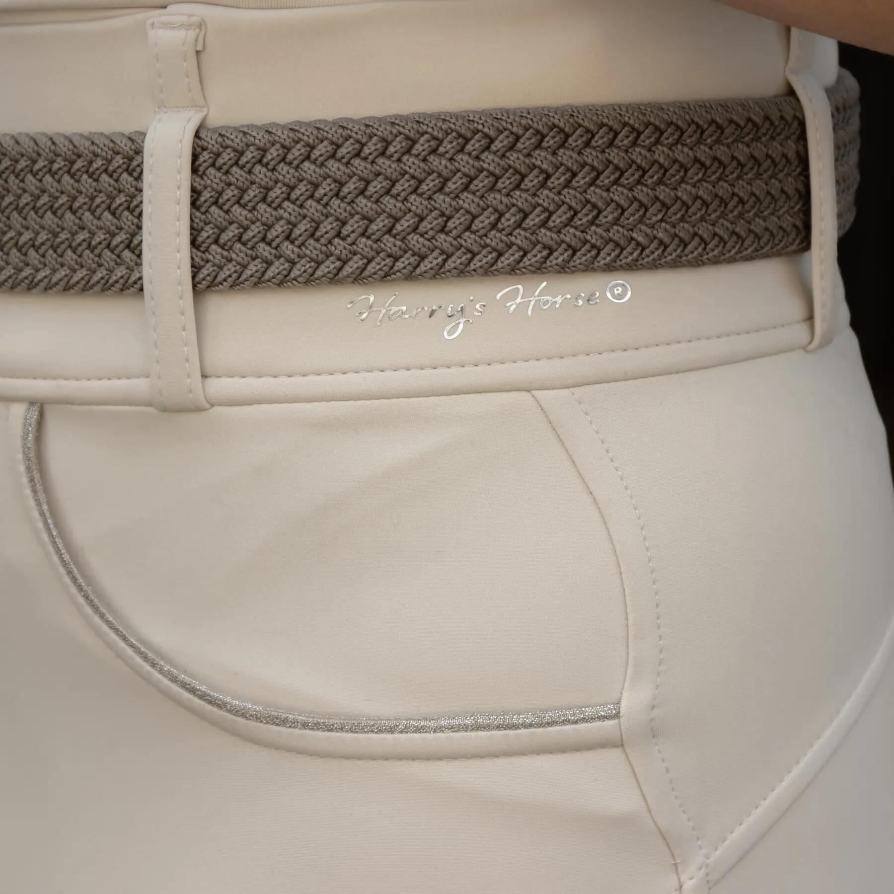 Pantalón de competición Full Grip Harry's Horse Eqs Ivory 2/3