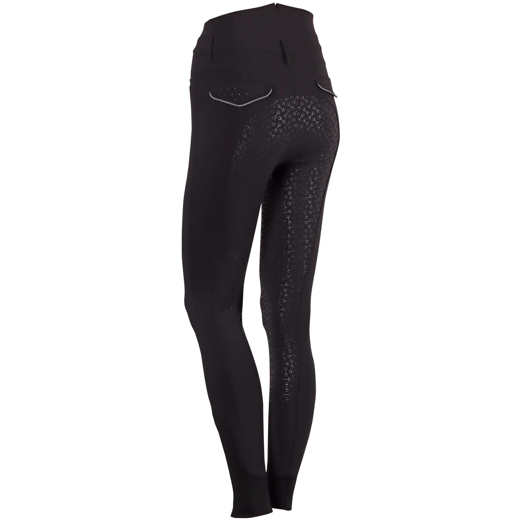 Pantaloni da equitazione full grip da donna Harry's Horse Classy Roan 2/3