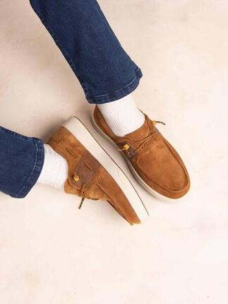 Chaussures bateau homme - GEOBOAT Blue Denim