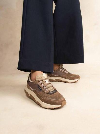 Chaussures de running Femme - JAZONNE Noisette/Crème