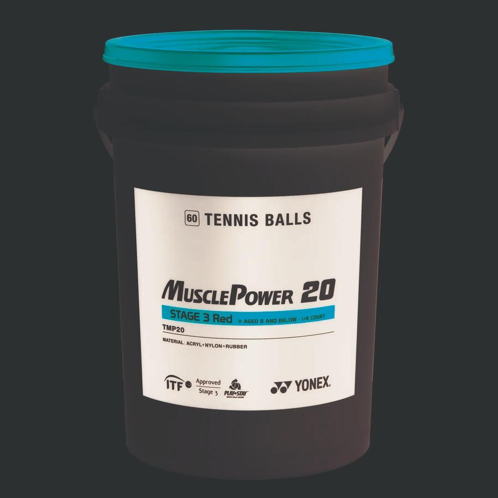 Barrel of tennis balls Yonex TMP-20 (x60)