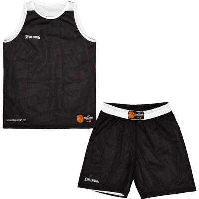 Kleding - basketbal - kind - wendestel - lichtgewicht, ademend - zwart/wit