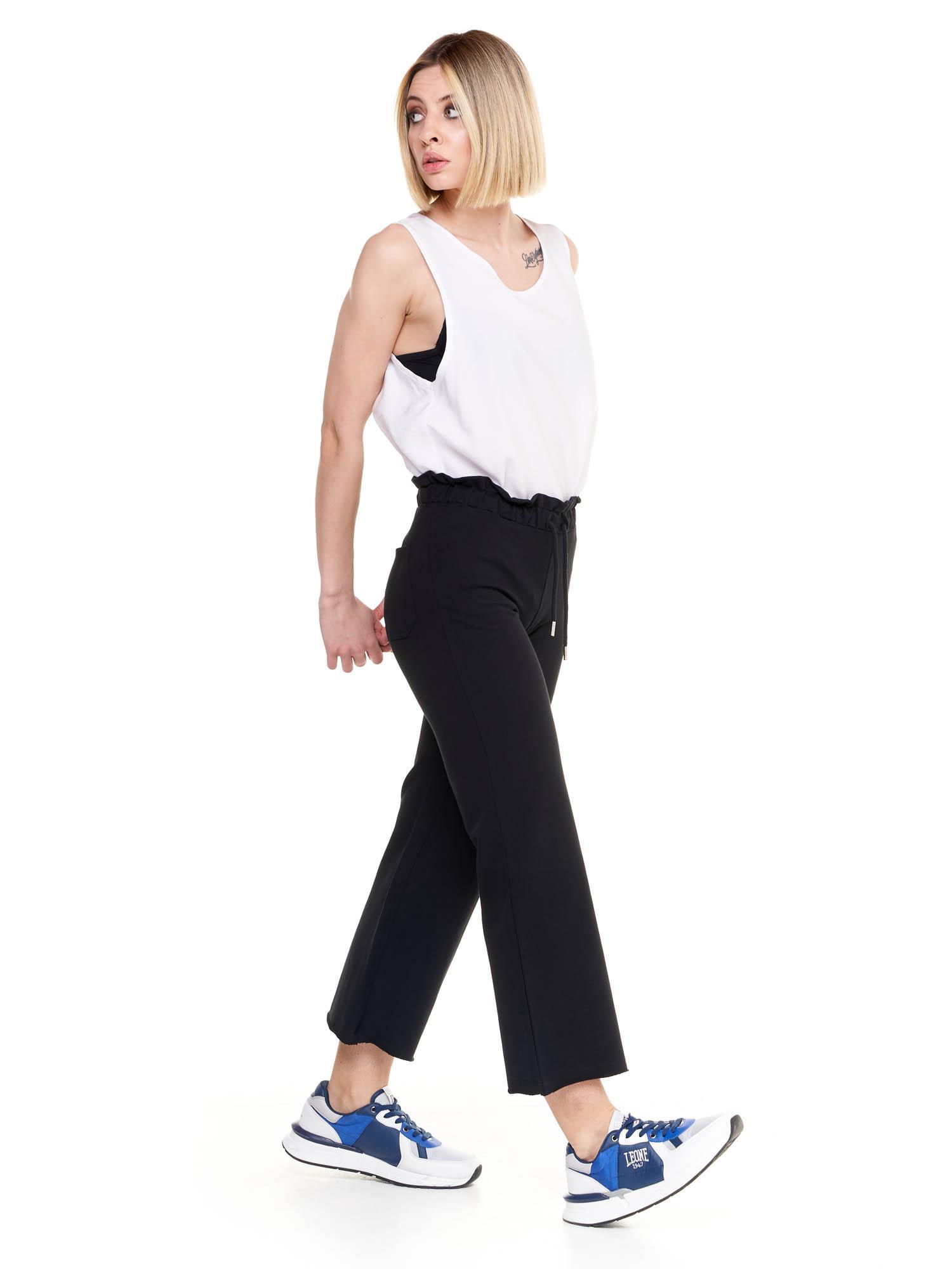 Pantalon de survêtement femme scintillant longueur cheville 3/6