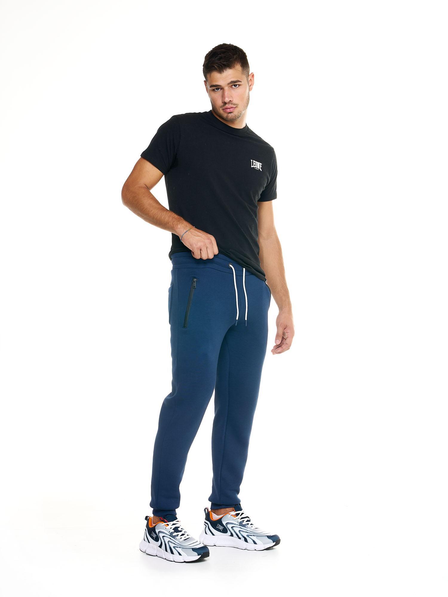 Pantalón de chándal de hombre Leone Soft Basic 3/6