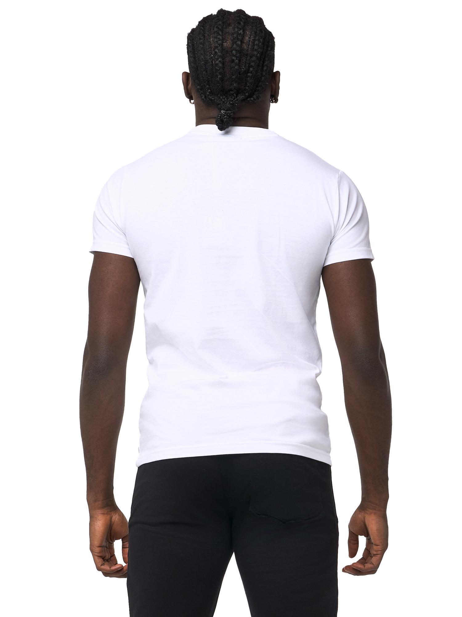 Leone New Gold-logo heren-T-shirt met korte mouwen 4/6