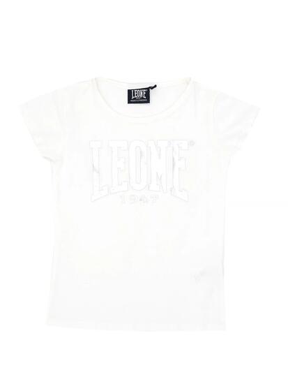 T-shirt fille Foil manches courtes grand logo