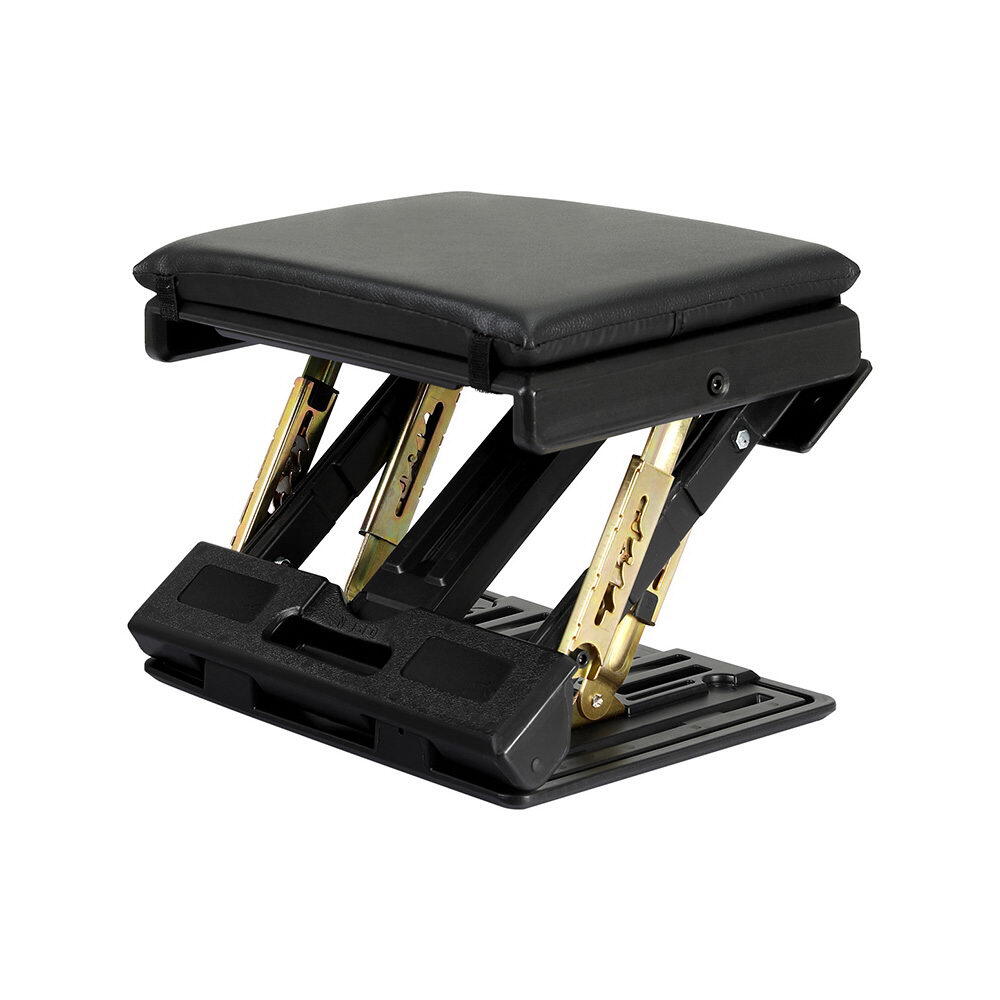 Artiss Foot Rest Stool Office Under Desk Fold Footrest Massage Cushion Pad Black