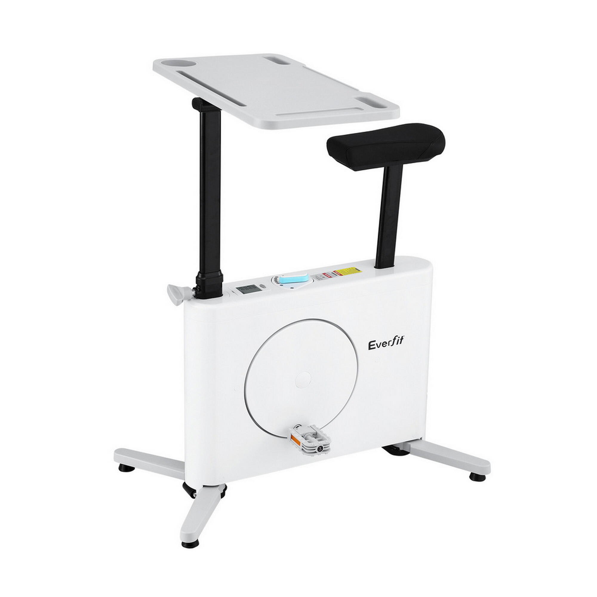 Everfit Exercise Bike Magnetic Desk Bike with Tabletop Fitness Home Workout Gym