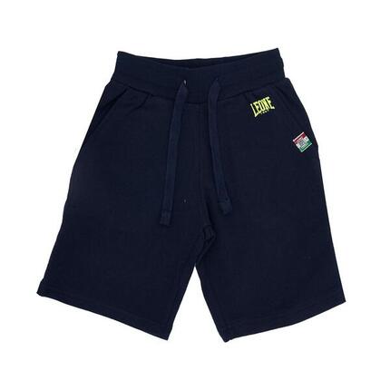 Bermuda enfant basique en polaire avec petit logo