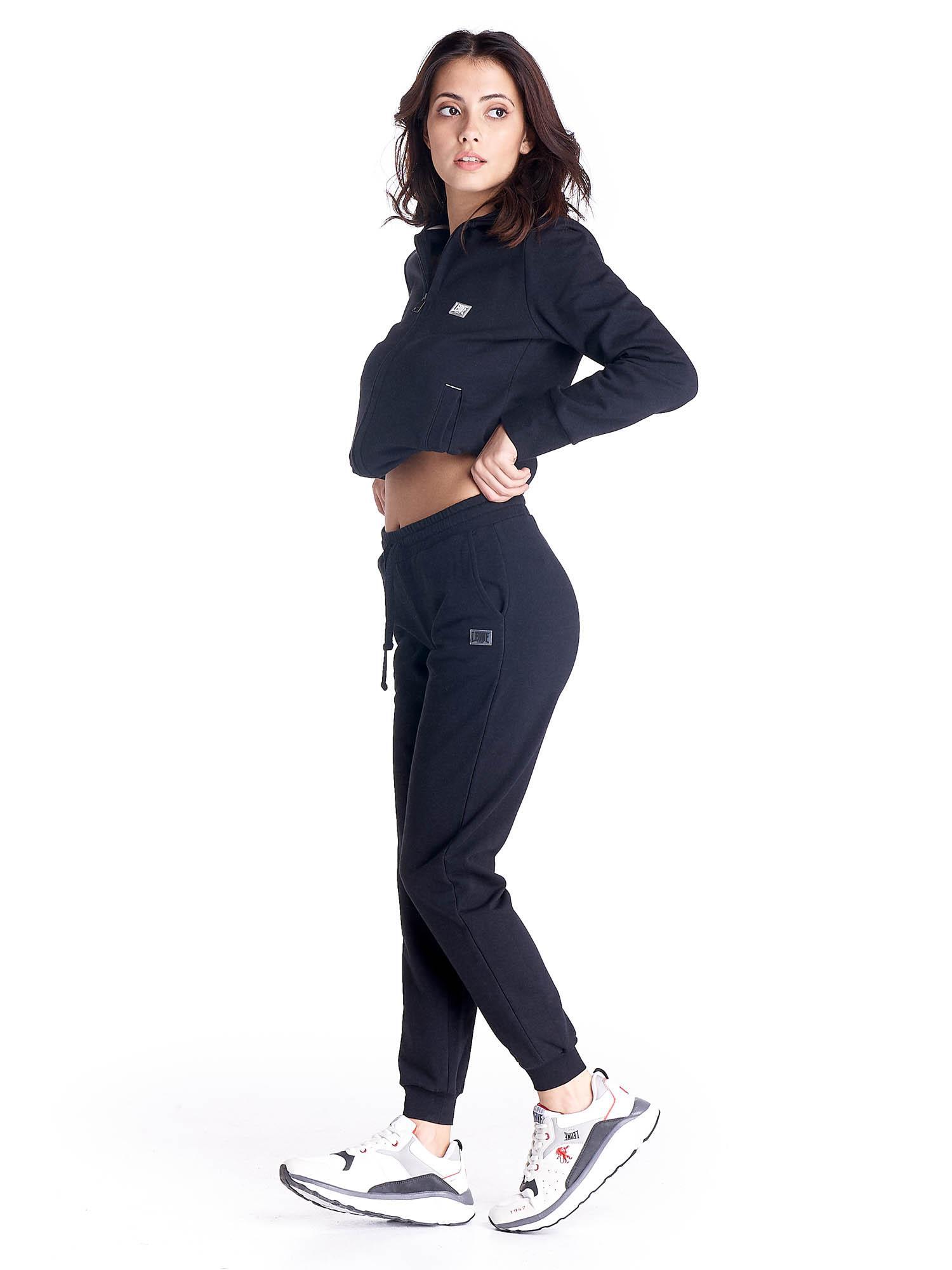 Damskie spodnie dresowe Basic z mankietami 2/5