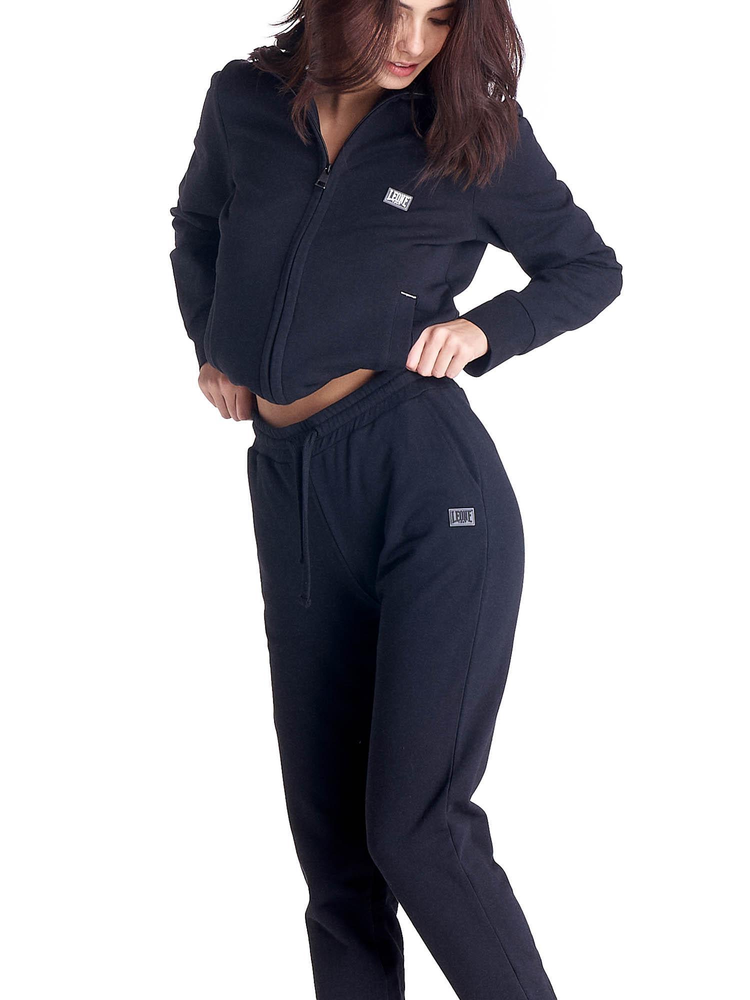 Damskie spodnie dresowe Basic z mankietami 5/5