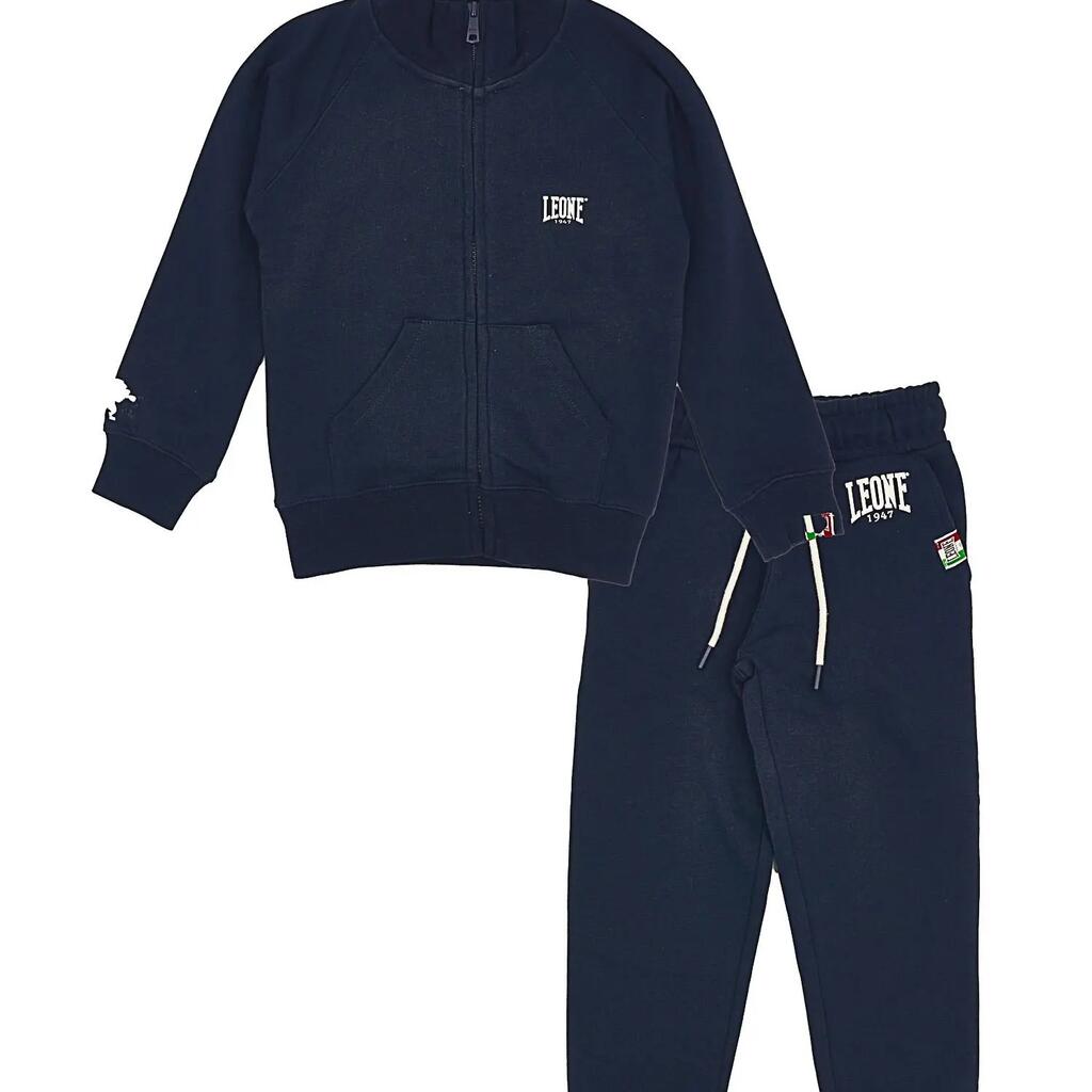 Boy tracksuit full zip Lion Fluo