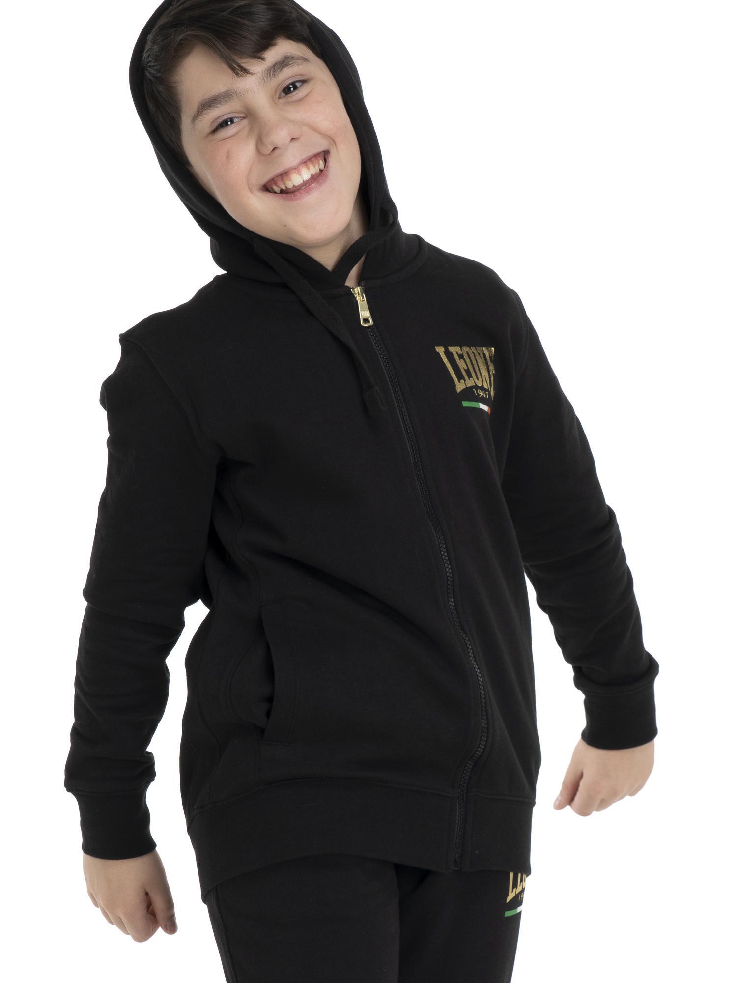Goudkleurige trainingspak met capuchon voor baby's 5/5