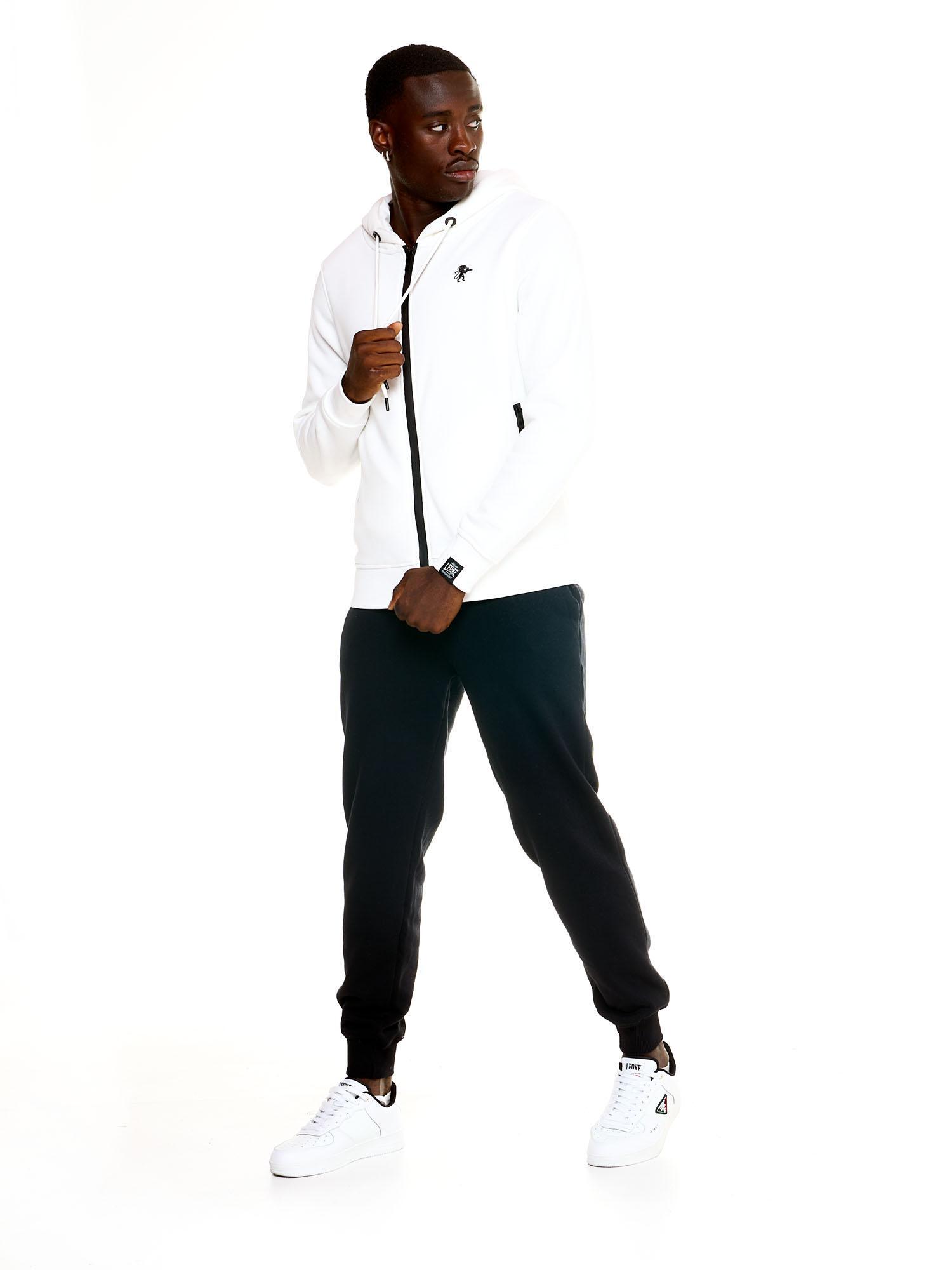 Sweat à capuche homme Leone avec fermeture éclair complète Soft Basic 2/6