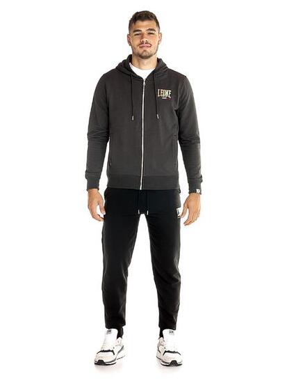 Leone Herren-Trainingsanzug mit durchgehendem Reißverschluss Winter Gold