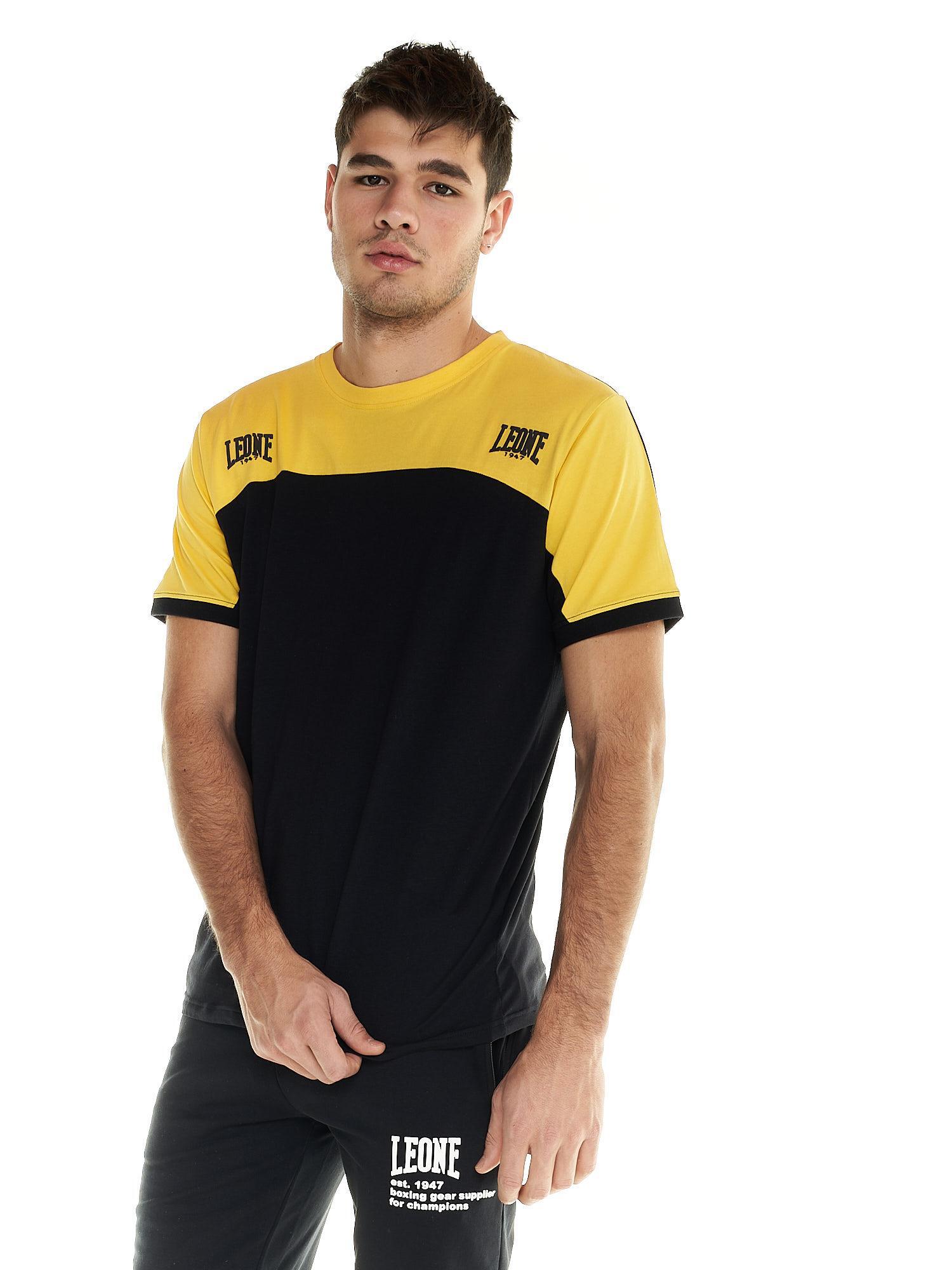 Camiseta masculina Leone de manga curta com blocos de cores. 3/6