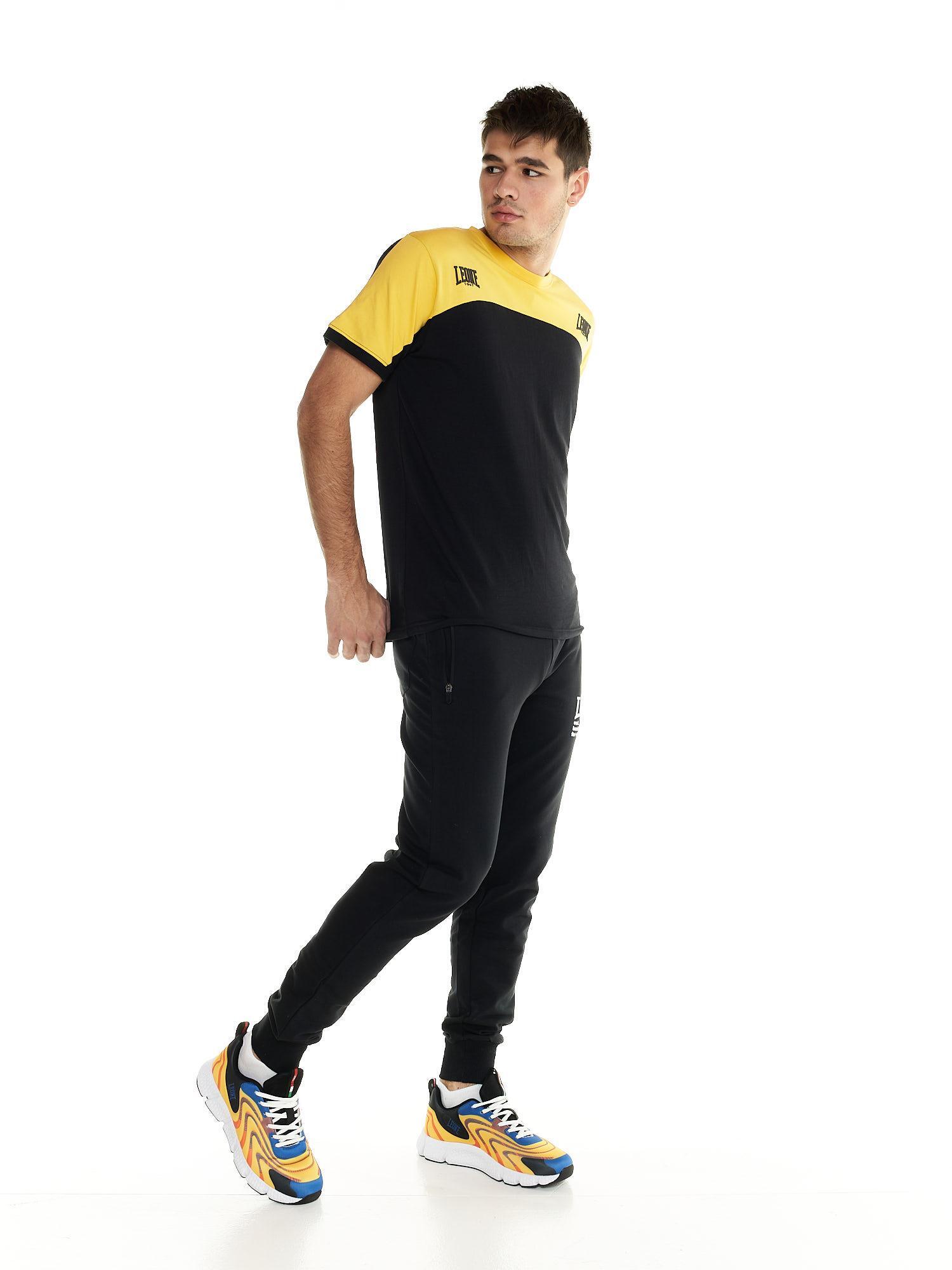 Camiseta masculina Leone de manga curta com blocos de cores. 2/6