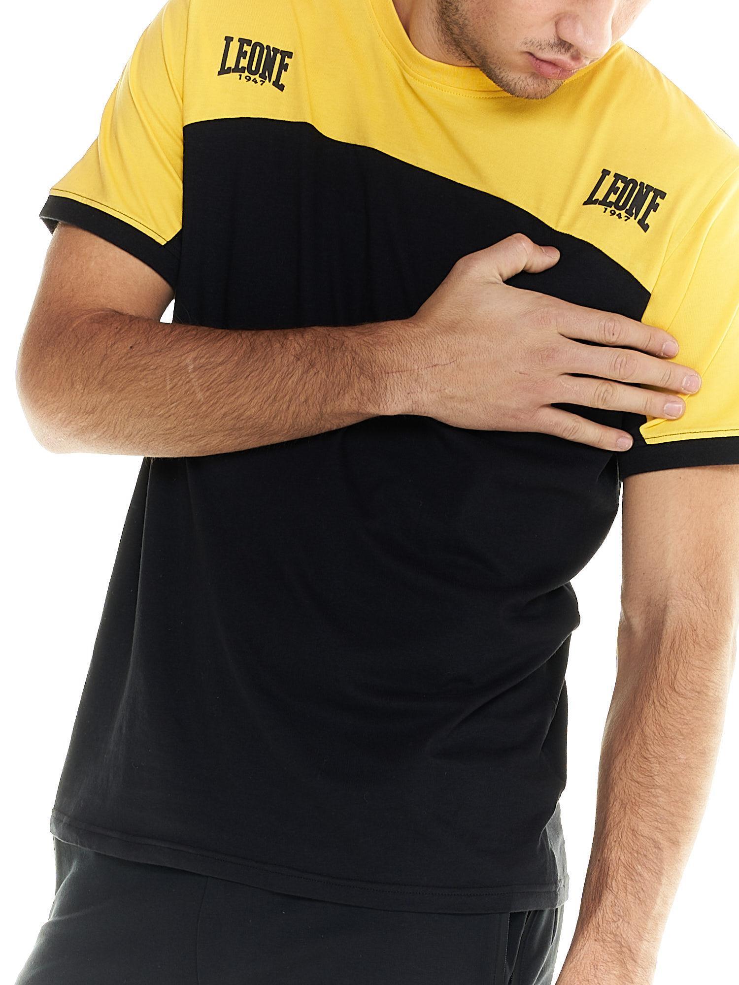 Camiseta masculina Leone de manga curta com blocos de cores. 5/6