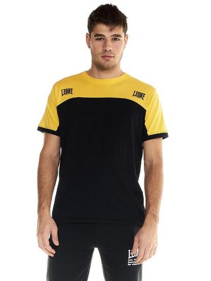 T-shirt Leone uomo color block con maniche corte Active
