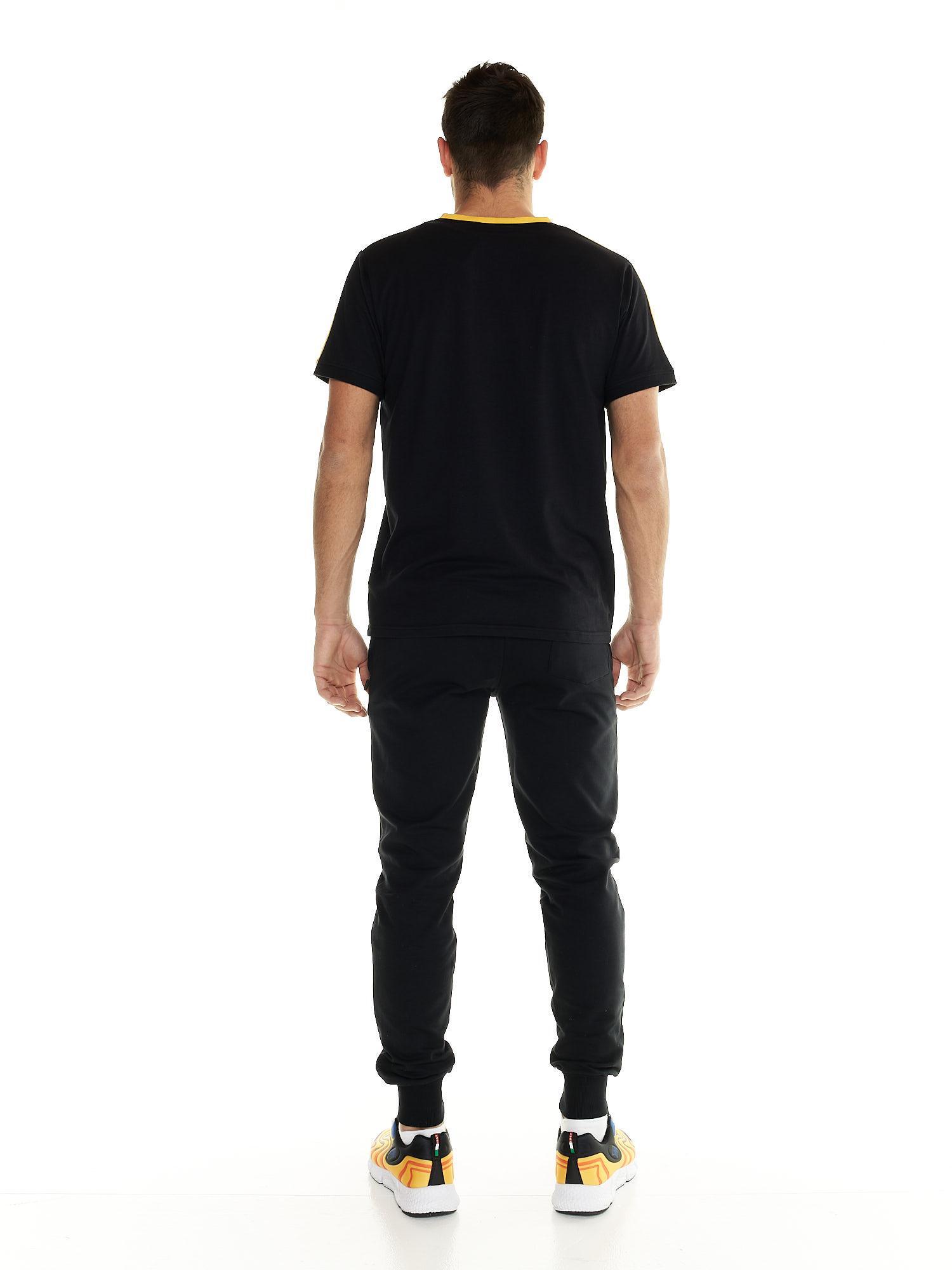 Camiseta masculina Leone de manga curta com blocos de cores. 4/6