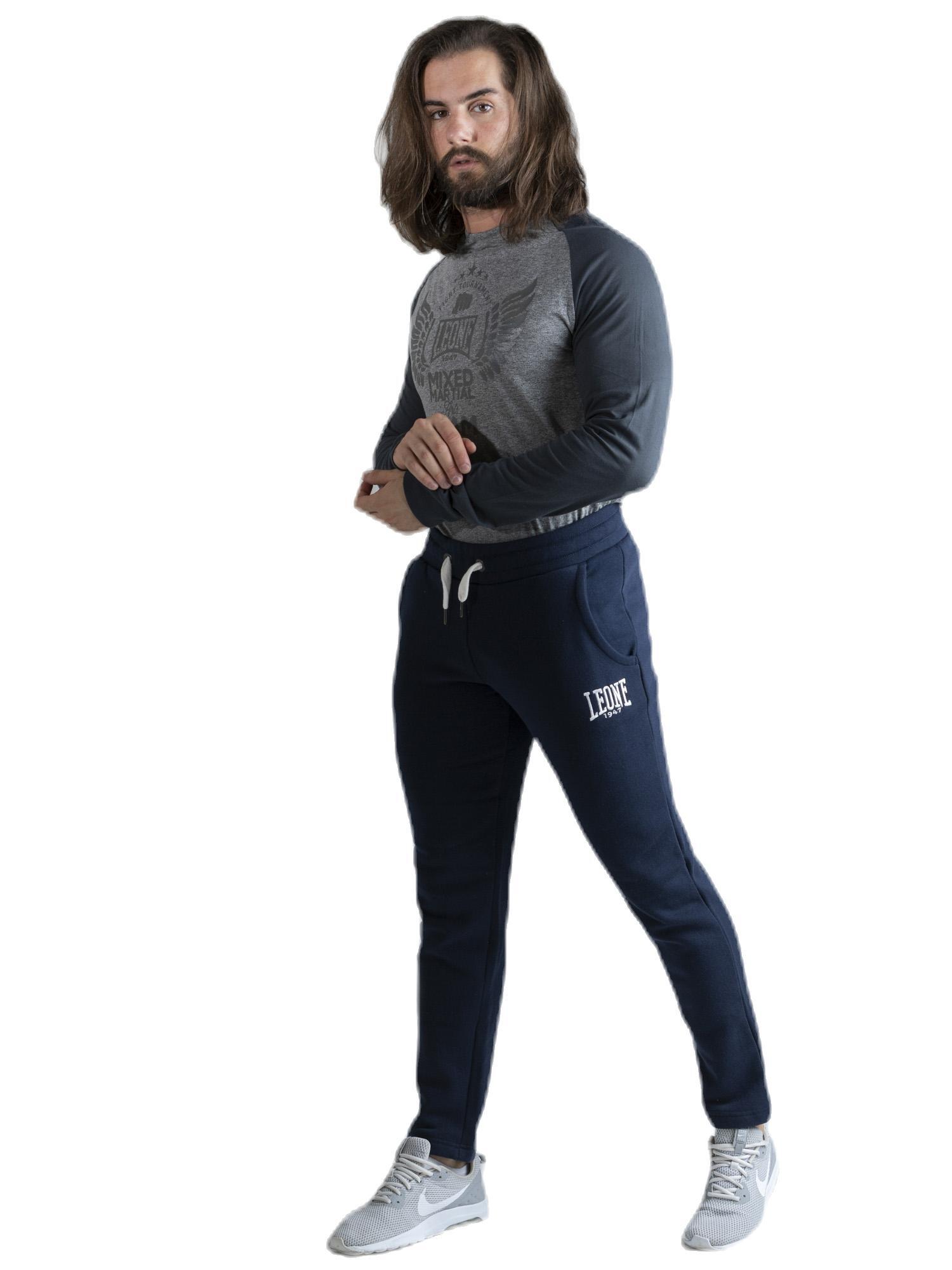 Spodnie męskie z haftowanym logo Leone 1947 Apparel