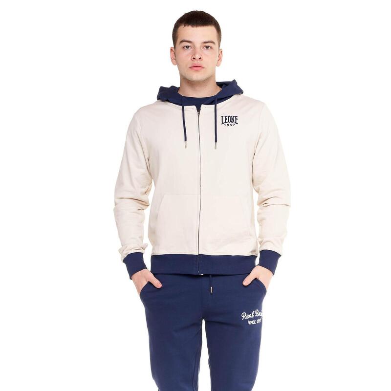 Trening cu glugă și fermoar pentru bărbați Real Boxing