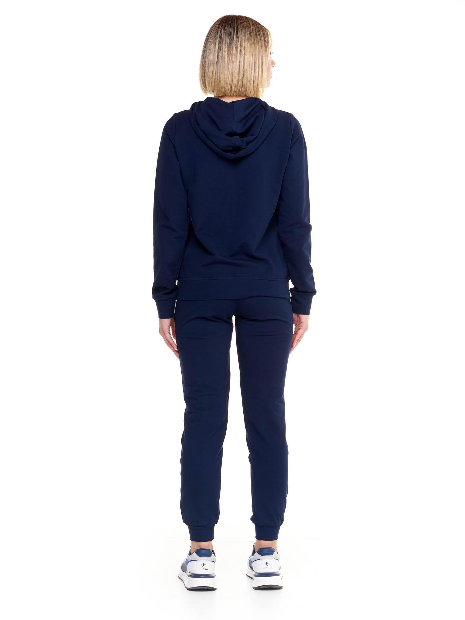Chándal de mujer brillante con capucha y cremallera 4/6