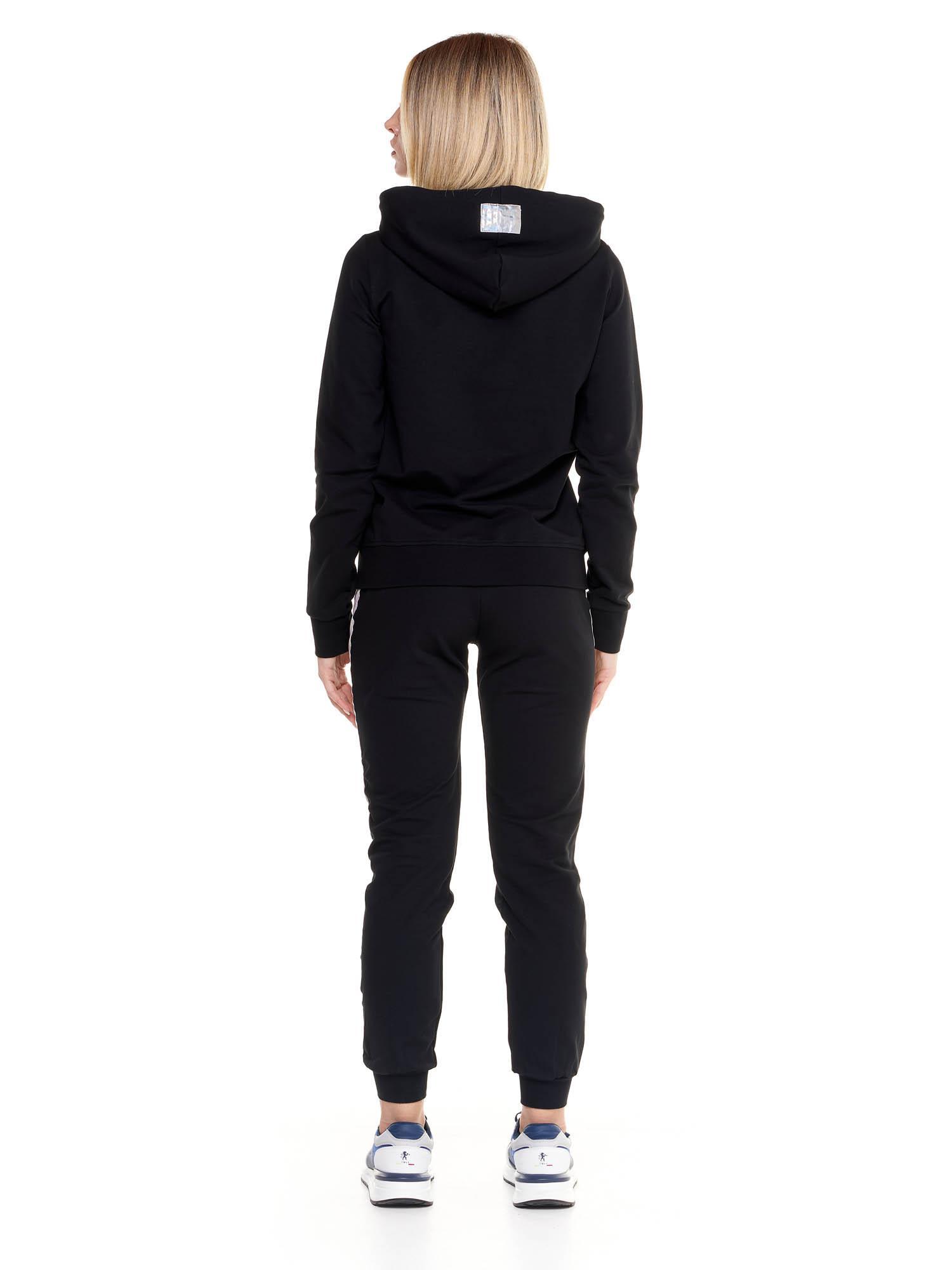 Chándal de mujer brillante con capucha y cremallera 4/6