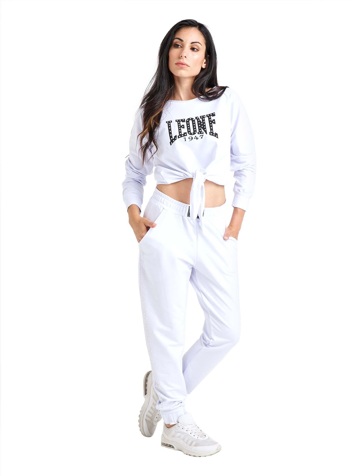 Luxuriöses geknotetes Damen-Sweatshirt mit Rundhalsausschnitt 3/5
