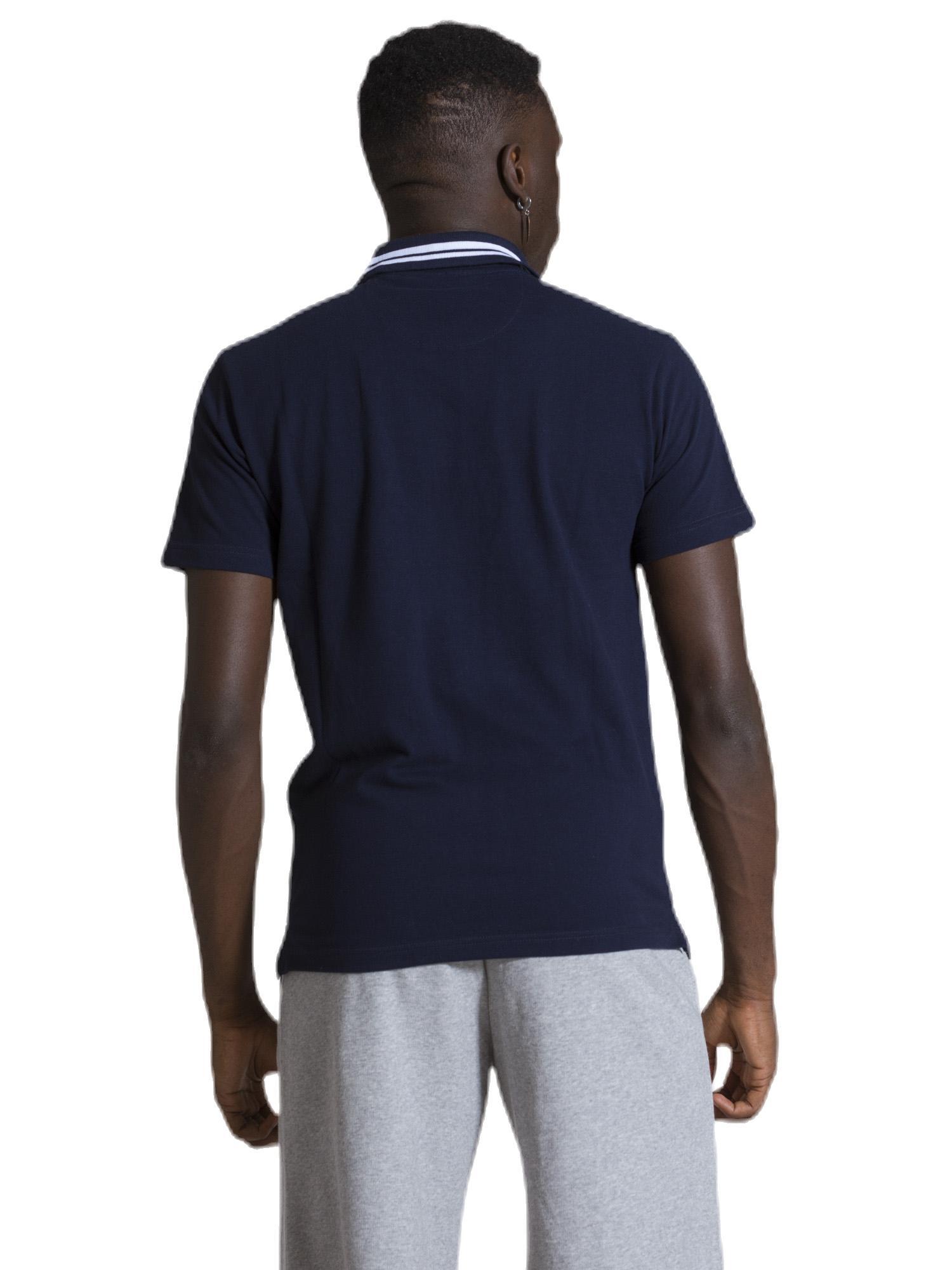 Camisa pólo masculina de manga curta básica de verão 4/6