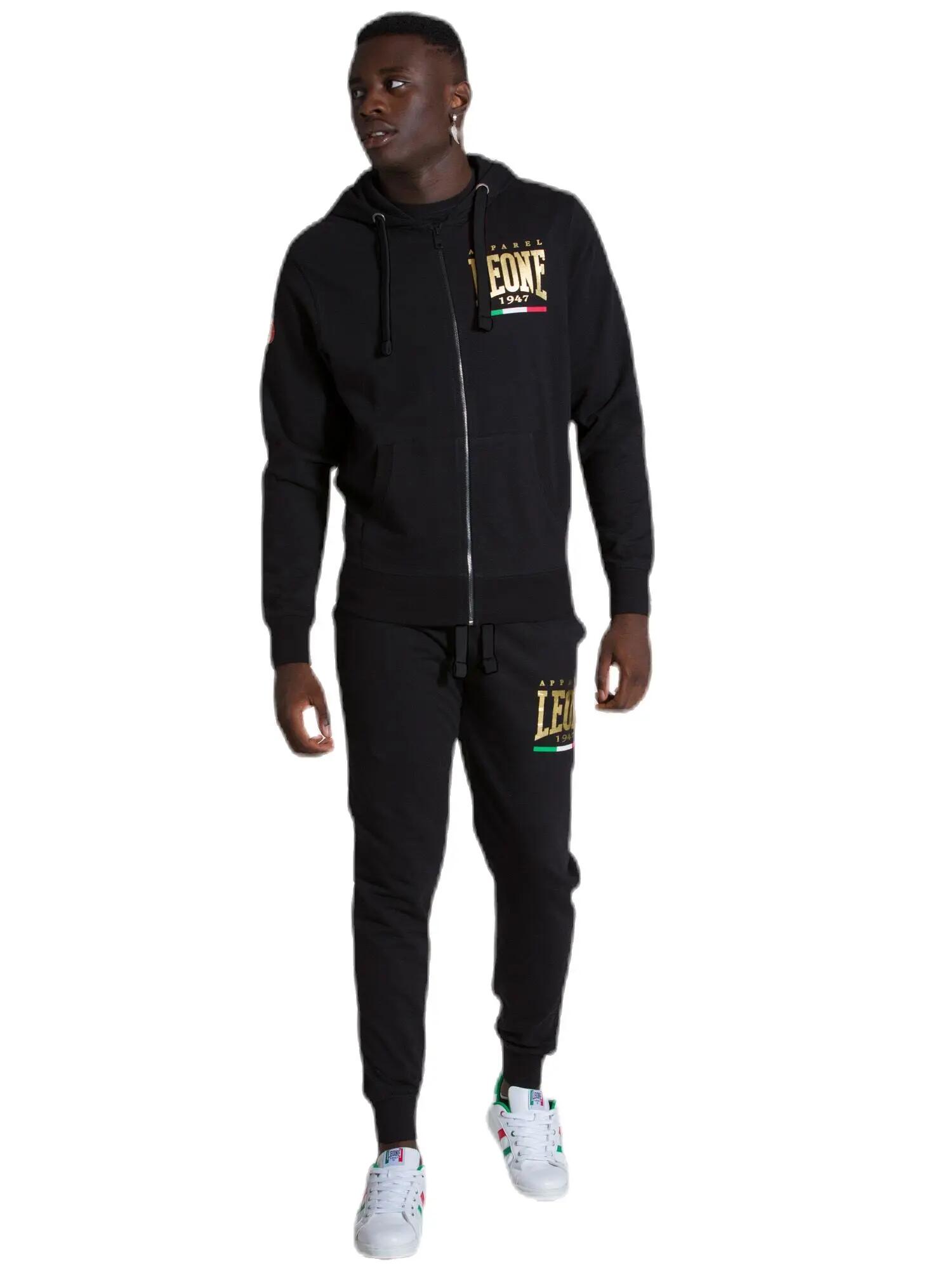 Felpa da uomo con cappuccio e zip Gold 2/5