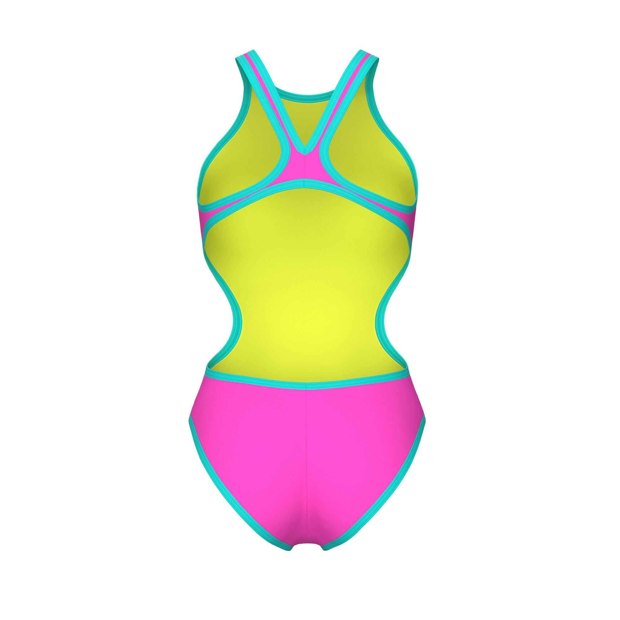 Costume da bagno intero Arena One Biglogo rosa 8/8