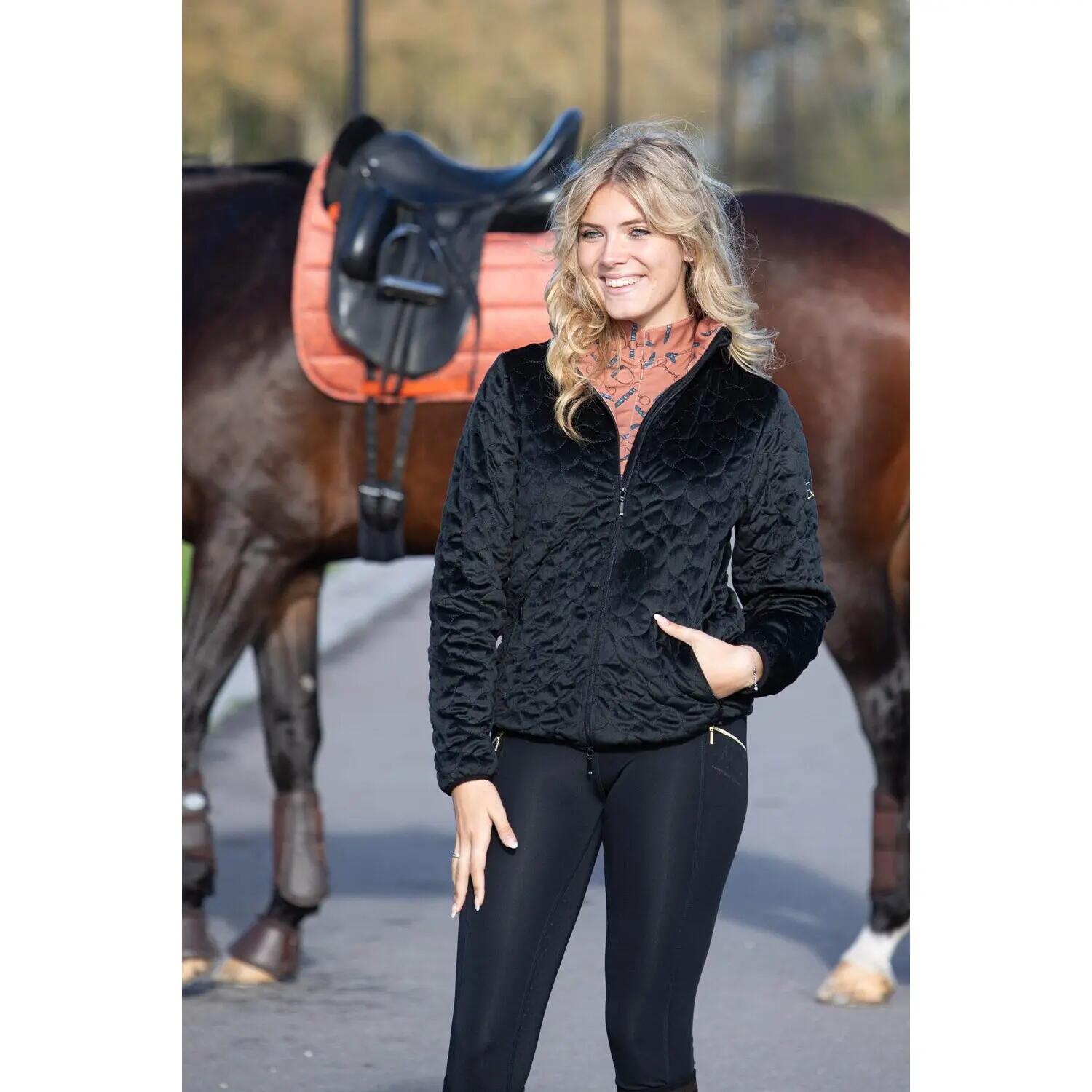 Collier de chasse pour cheval Harry's Horse Rosegold 3/4