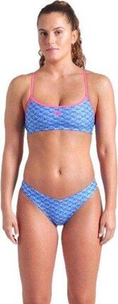 Maillot de bain 2 pièces Arena New Monogram Bleu Femme