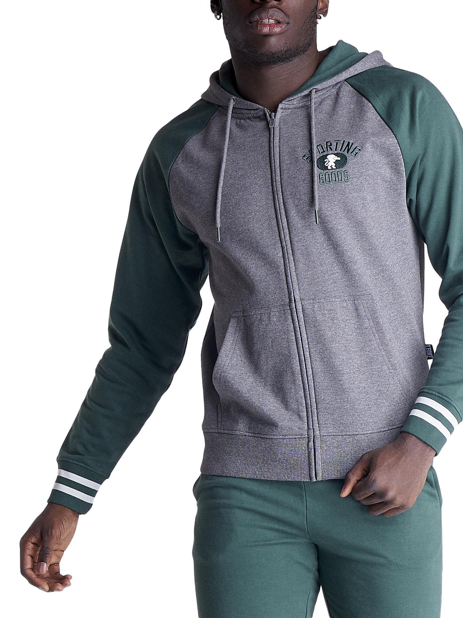 Tuta da uomo cappuccio full zip bicolor College 6/6