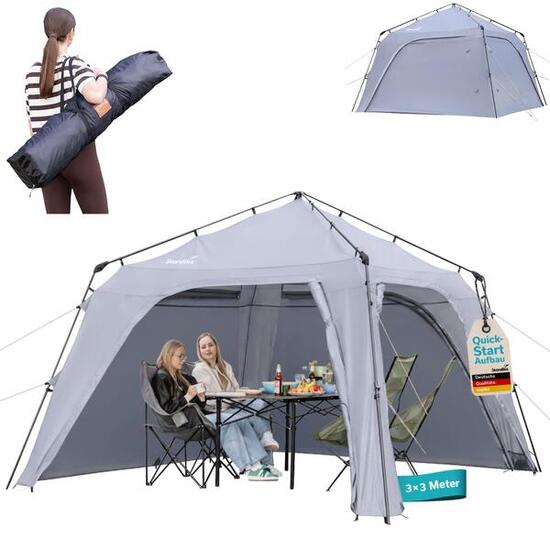 Przedsionek pawilon kempingowy Pavillon Inari 300, 3x3m, wysokość 2,1m